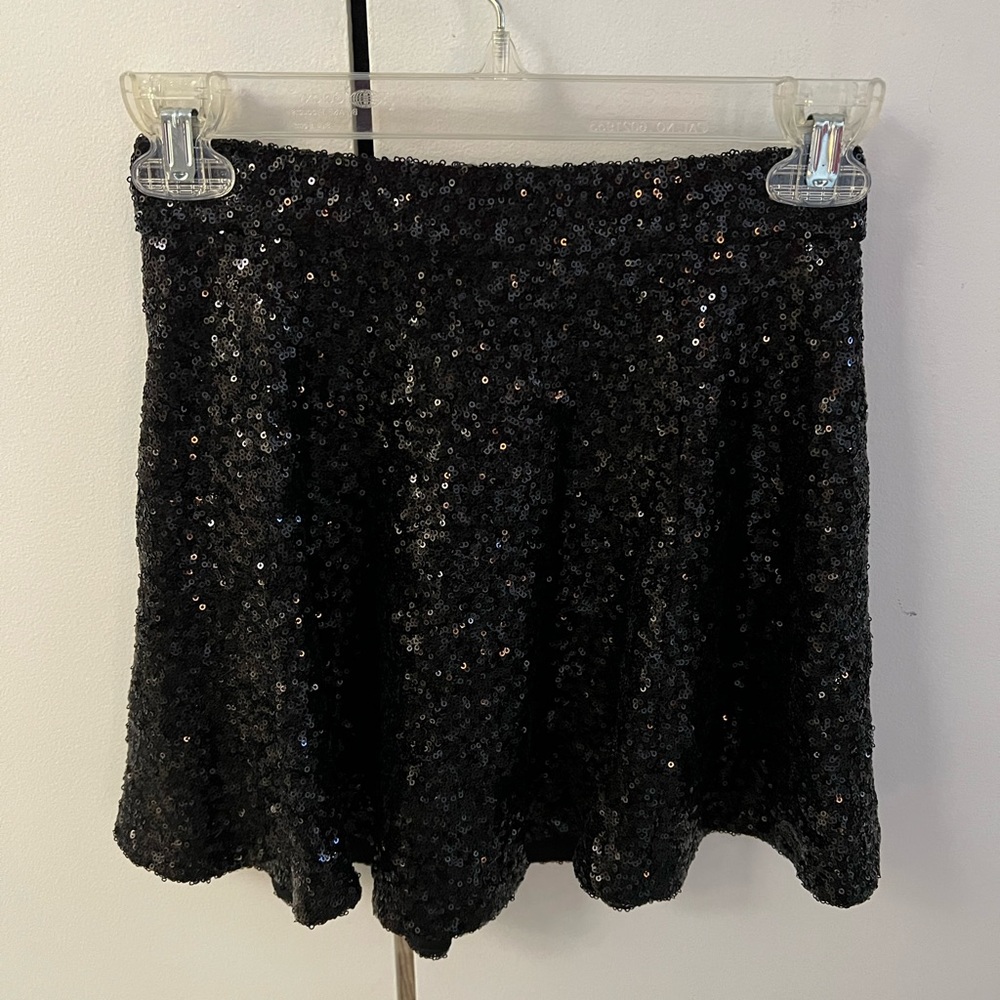 Tobi sequin mini skirt XS